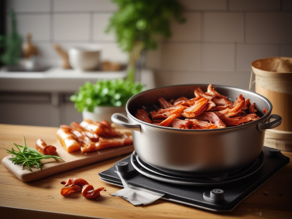Готовим бекон на плите без брызг: пошаговая инструкция